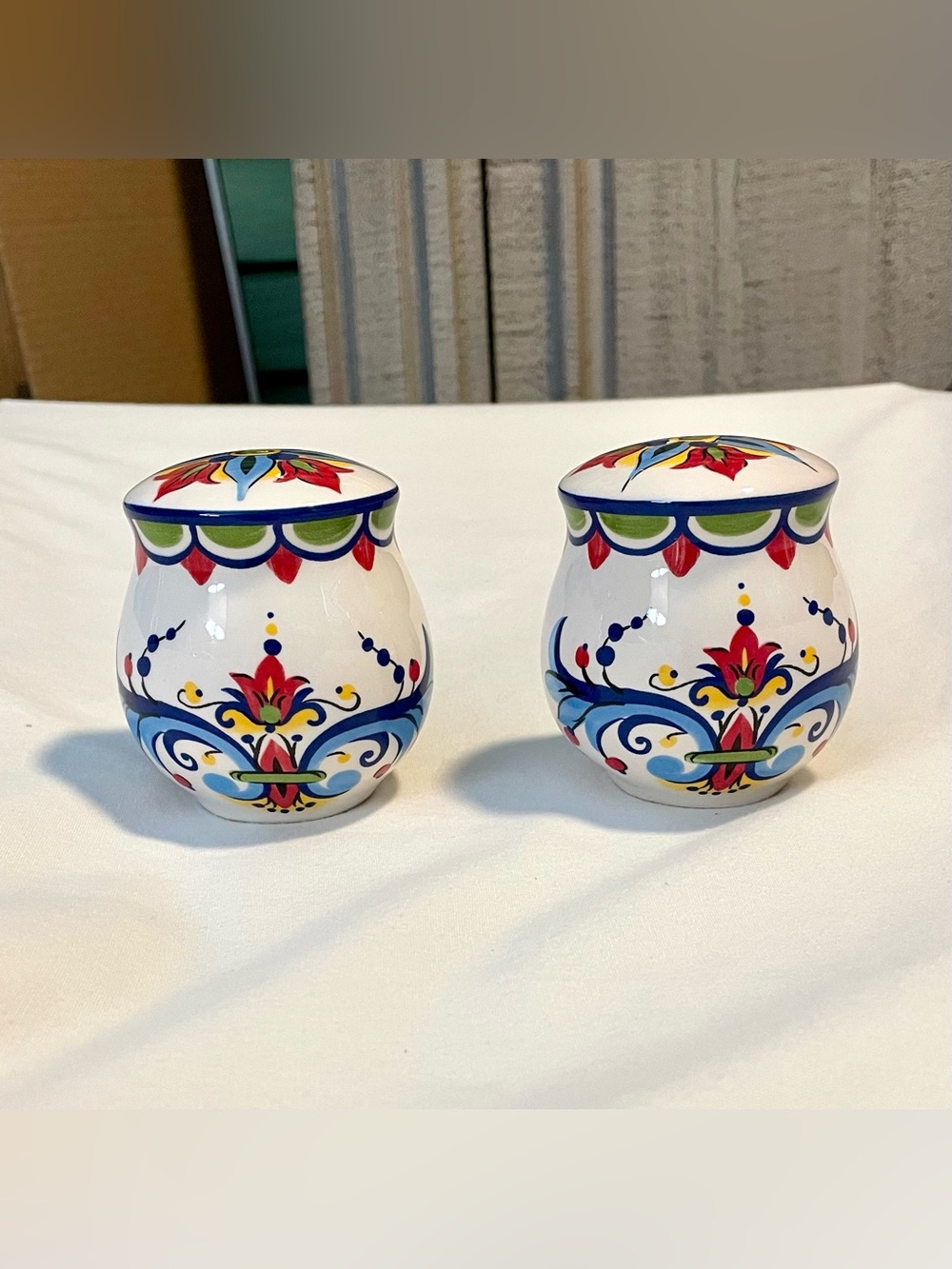 Tabletops Unlimited San Marino Italian Salt & Pepper Shaker Set - Multicolored